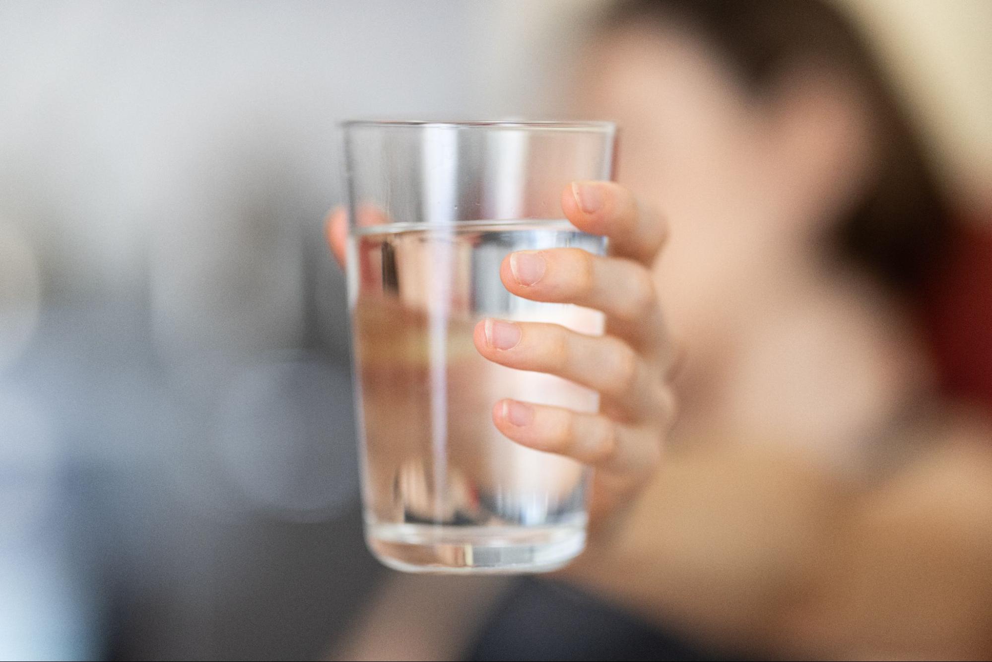 avoid dehydration by drinking plenty of water